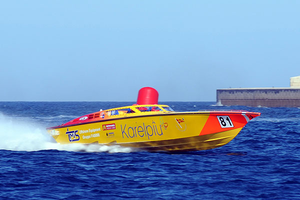 Powerboat OGP, i bacolesi di Karelpiù dominano la prima gara del Mondiale
