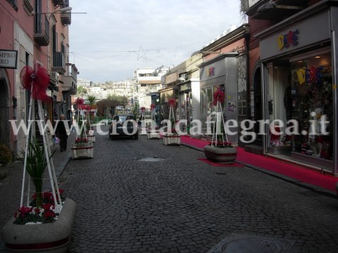 Una strada del centro storico 