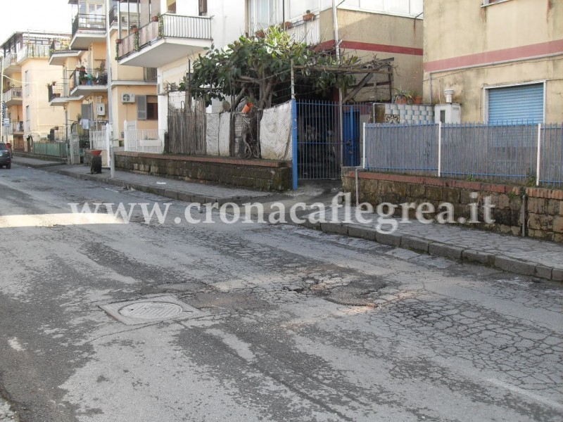 Bacoli/Fermi i lavori di viale Olimpico