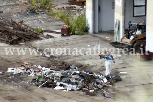 Proseguono i lavori per il Waterfront. Operai e mezzi in azione nell’area ex Sofer / le immagini