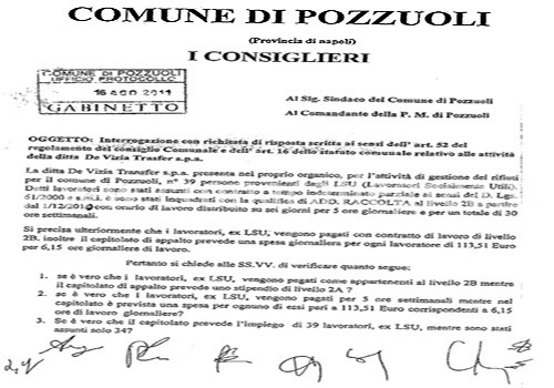 Bufera sulla “De Vizia”, nove consiglieri chiedono spiegazioni al Sindaco