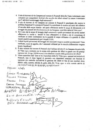 Il documento presentato dai 9 consiglieri