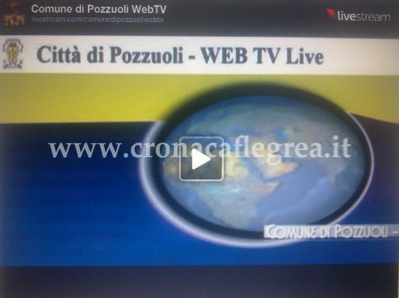 Pozzuoli, dalle 15 il consiglio comunale sarà in diretta anche su www.cronacaflegrea.it