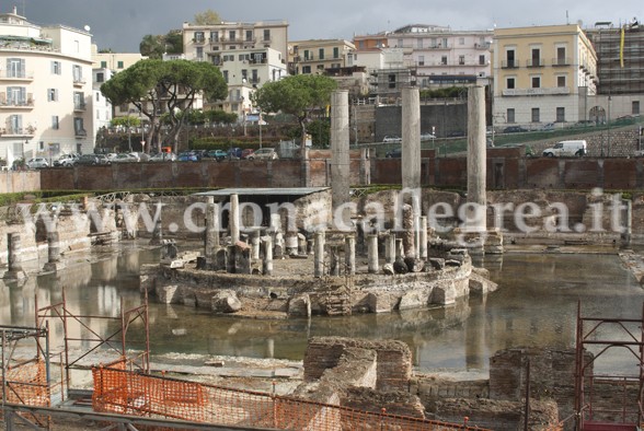 Piove e il “Tempio di Serapide” si allaga di nuovo