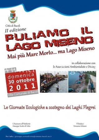 Bacoli, week end ricco di eventi. Cultura, mare e associazioni al lavoro per la pulizia del lago Miseno