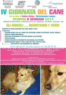 POZZUOLI/ L’Epifania insieme ai cani. Il 6 gennaio la quarta edizione della “Giornata del Cane”