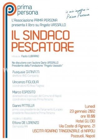 “Il Sindaco Pescatore”…la memoria di Angelo Vassallo domani a Pozzuoli