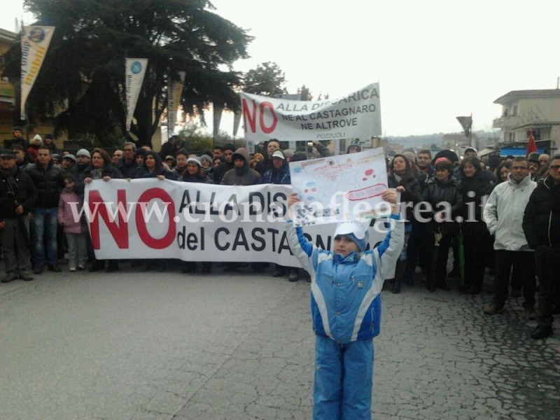 QUARTO-POZZUOLI/ Castagnaro: in 3mila per dire “No” alla discarica – FOTO