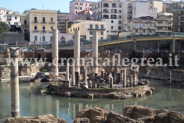 POZZUOLI/ Ancora acqua nel Tempio di Serapide. Da simbolo della città il “Macellum” è ormai simbolo di degrado