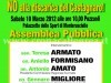 POZZUOLI/ Al “Pala Trincone” di Monterusciello il centrosinistra dice “No” alla discarica