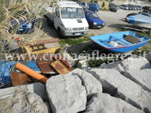 L'area demaniale sequestrata