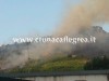 POZZUOLI/ Fiamme in rapida espansione sul monte Sant’Angelo