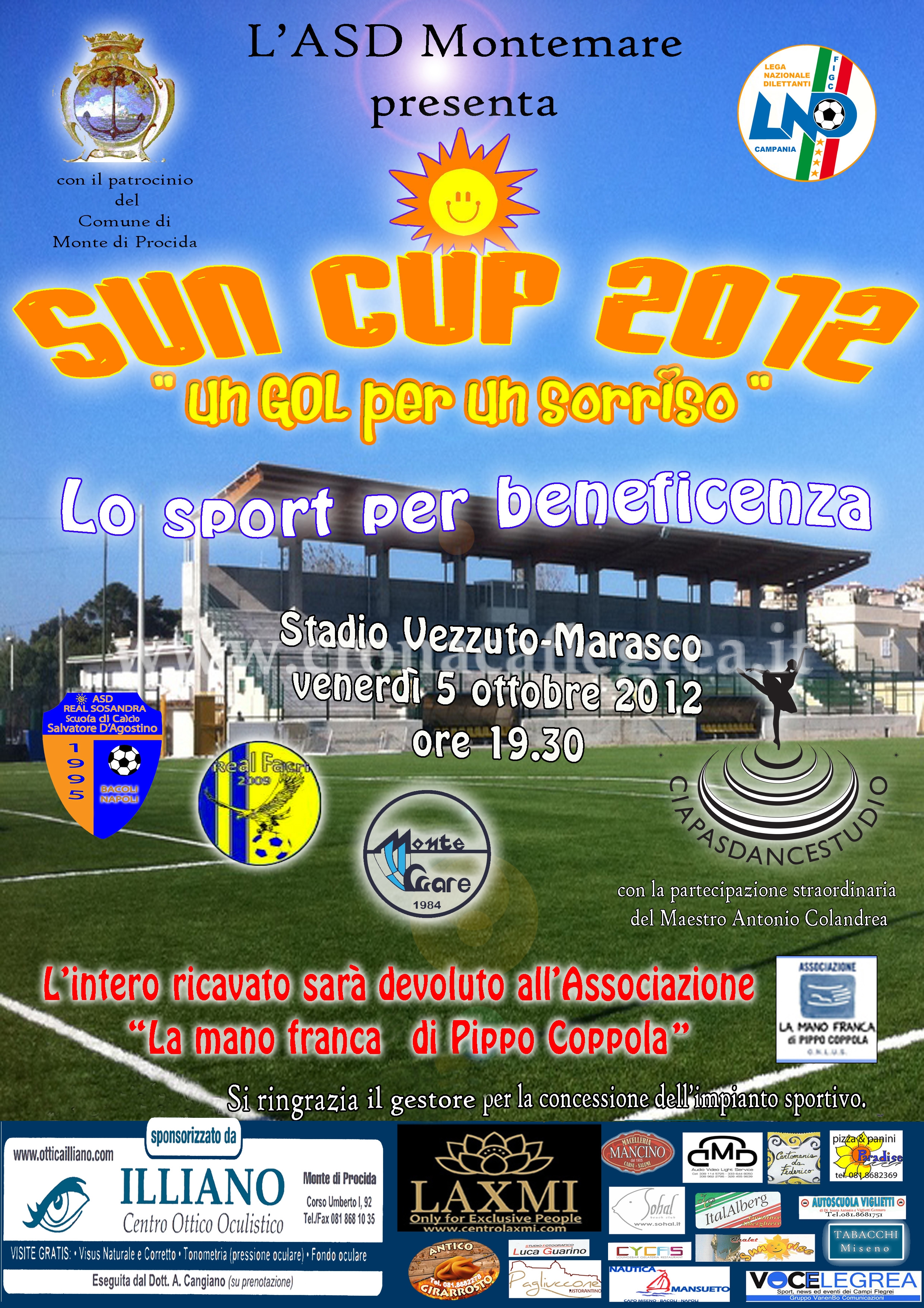MONTE DI PROCIDA/ Sun Cup 2012, un gol per un sorriso