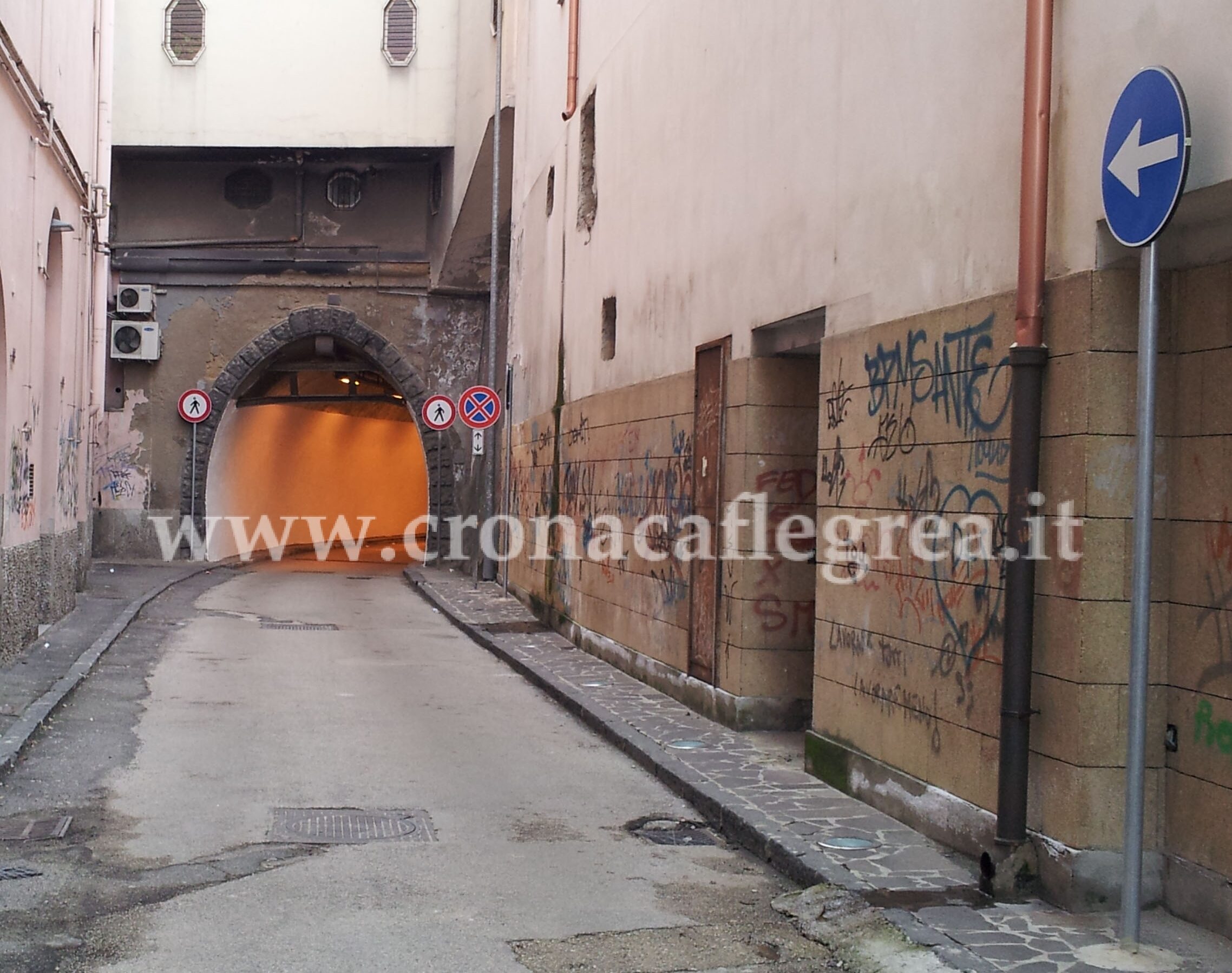 POZZUOLI/ Lavori, chiude il tunnel Tranvai