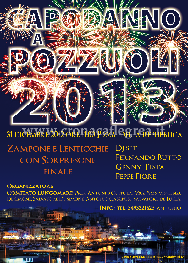 POZZUOLI/ Capodanno 2013 si festeggia in Piazza della Repubblica