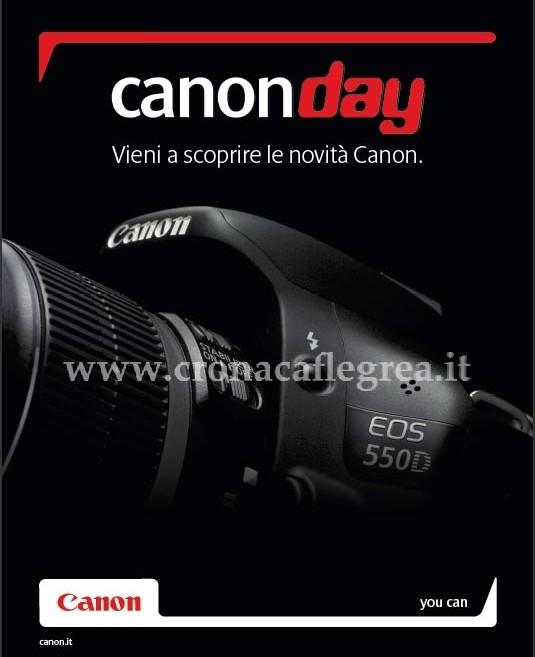 EVENTI/ La Canon sceglie Pozzuoli: il 14 dicembre arriva il “Canon Day”