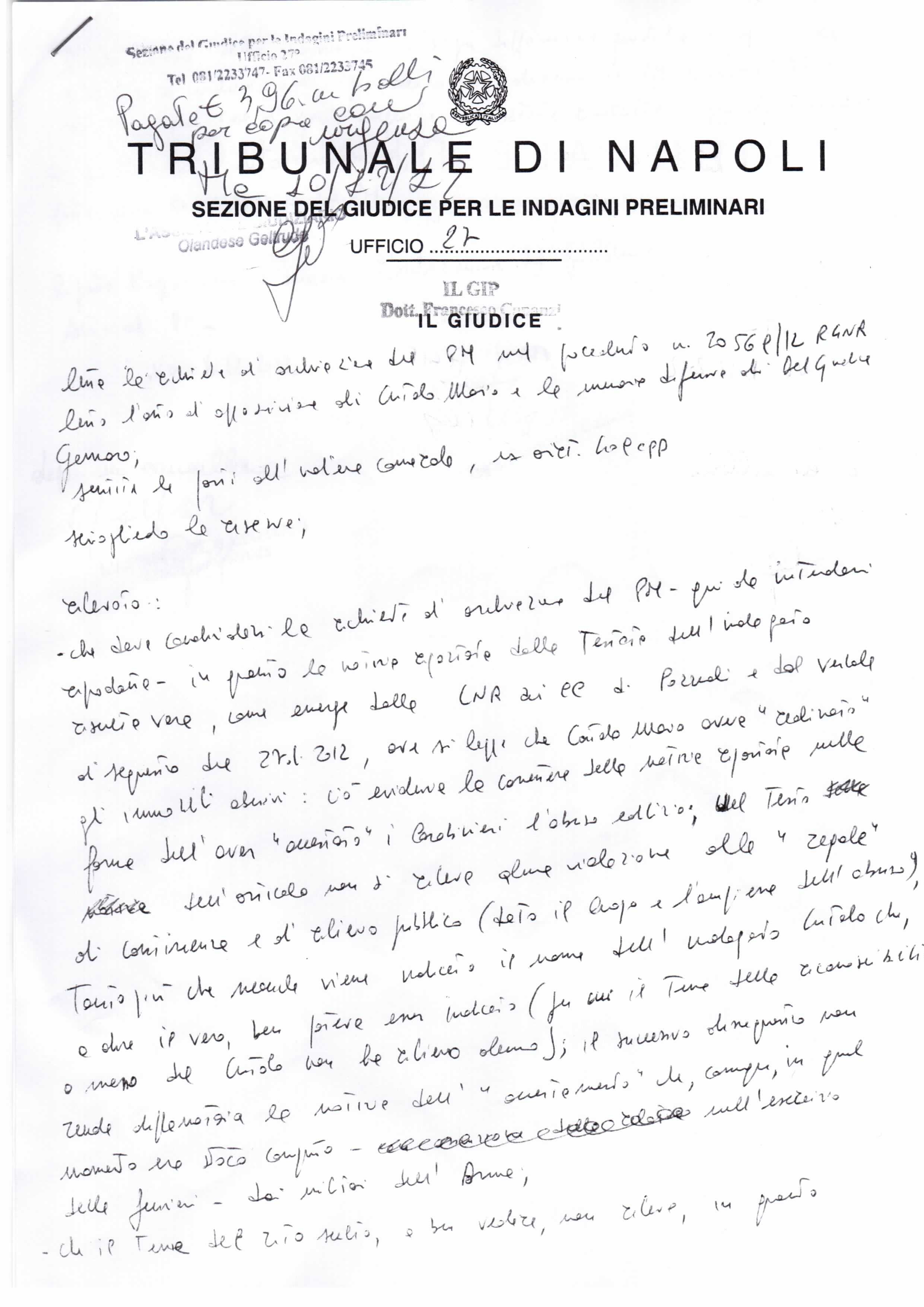 Il GIP di Napoli scagiona “Cronaca Flegrea” dall’accusa di diffamazione