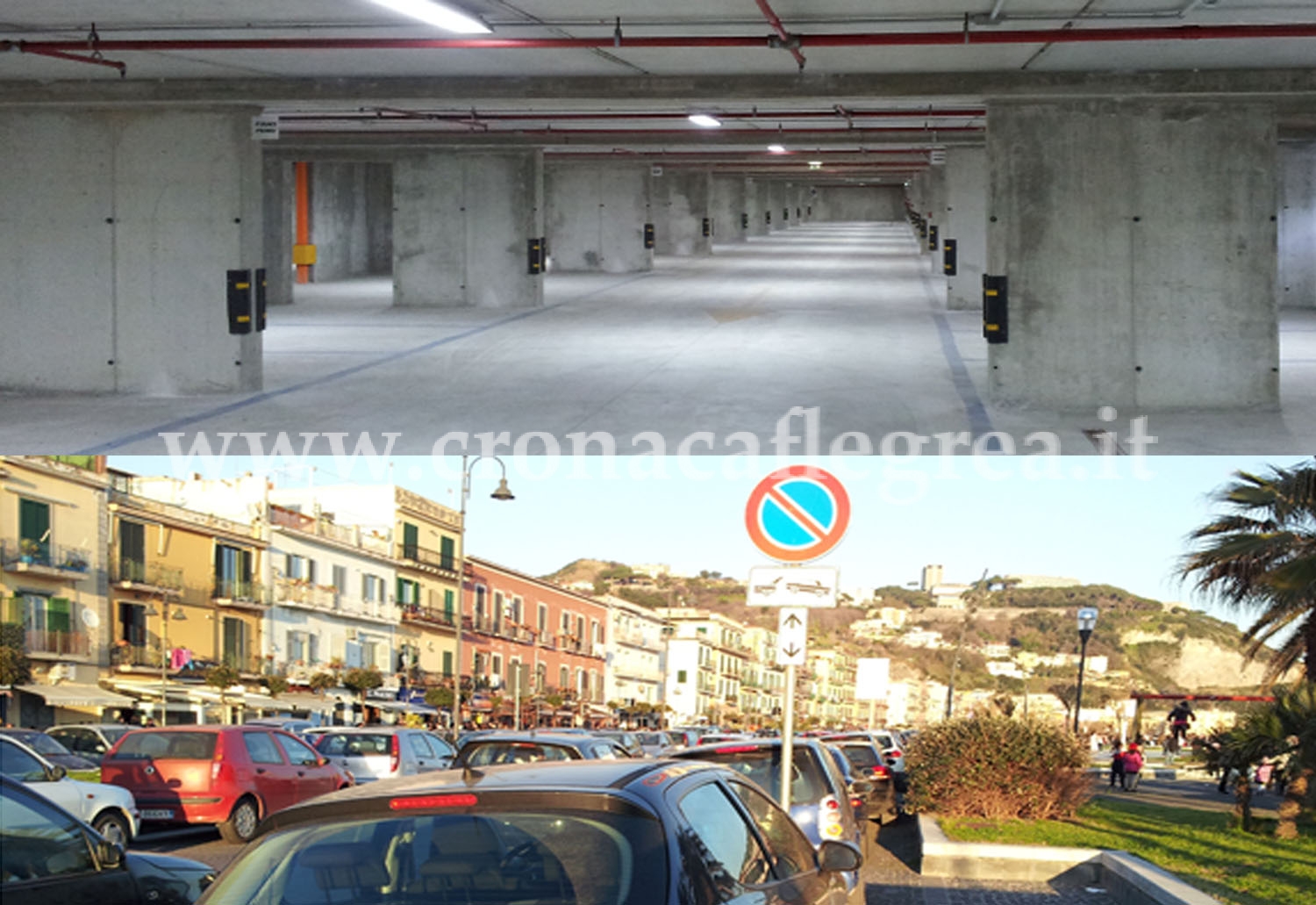 POZZUOLI/ Parcheggio Multipiano: che fallimento! – LE FOTO