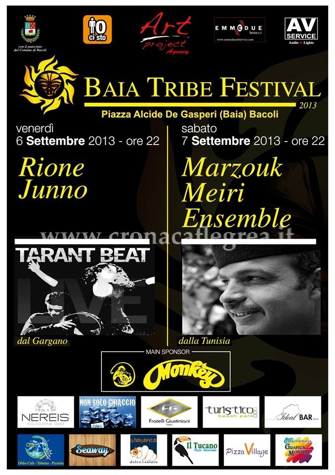 EVENTI/ Danze e musica popolare a Bacoli, al via la prima edizione del “Baia Tribe Festival”