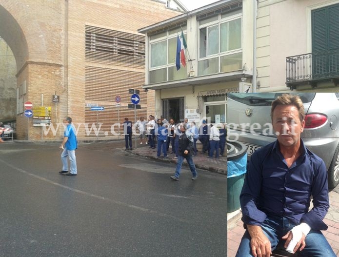 POZZUOLI/ Protesta per lo stipendio e viene investito