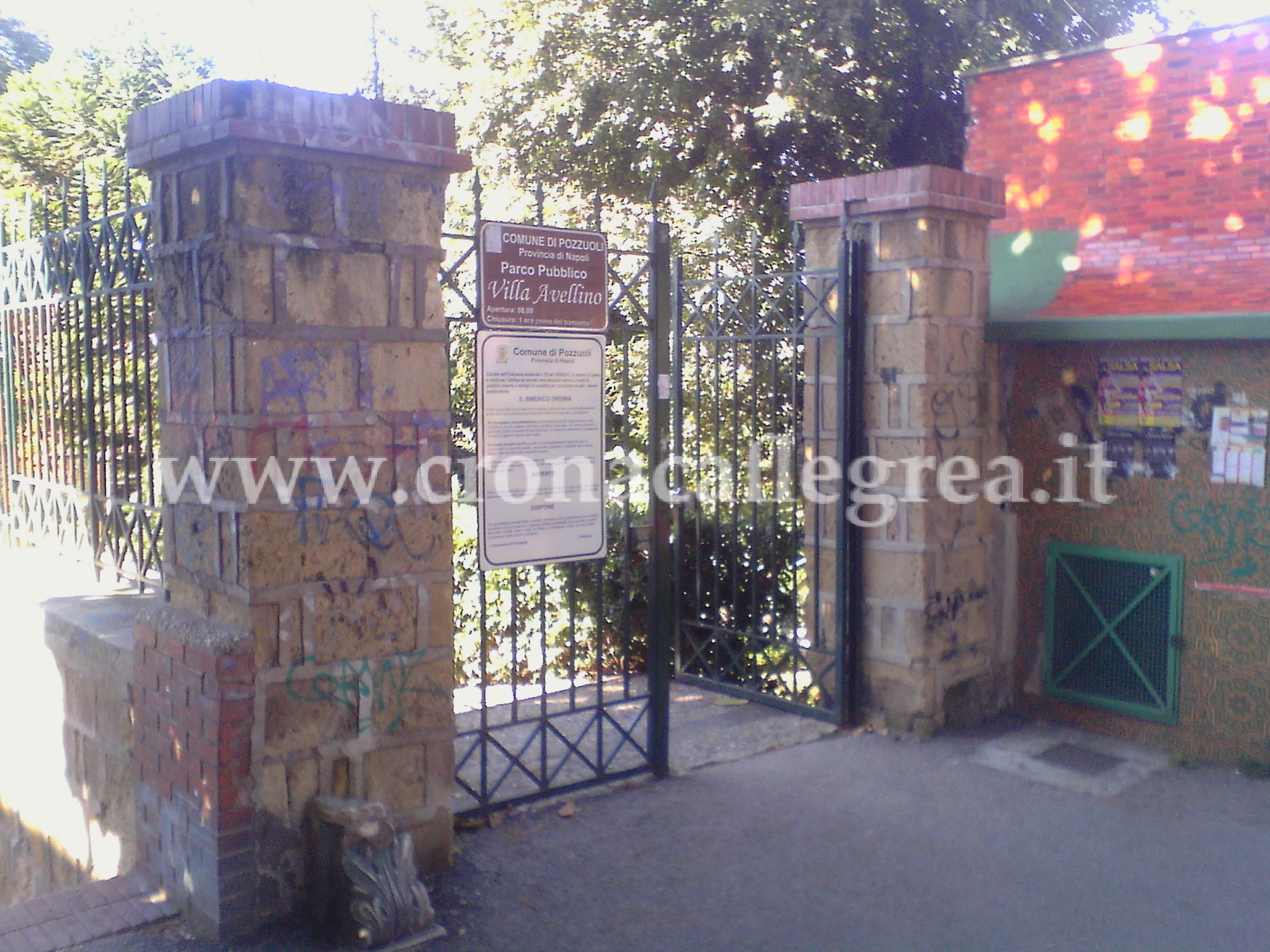 POZZUOLI/ Vento forte, chiudono Villa Avellino, Oasi Montenuovo e pista ciclabile