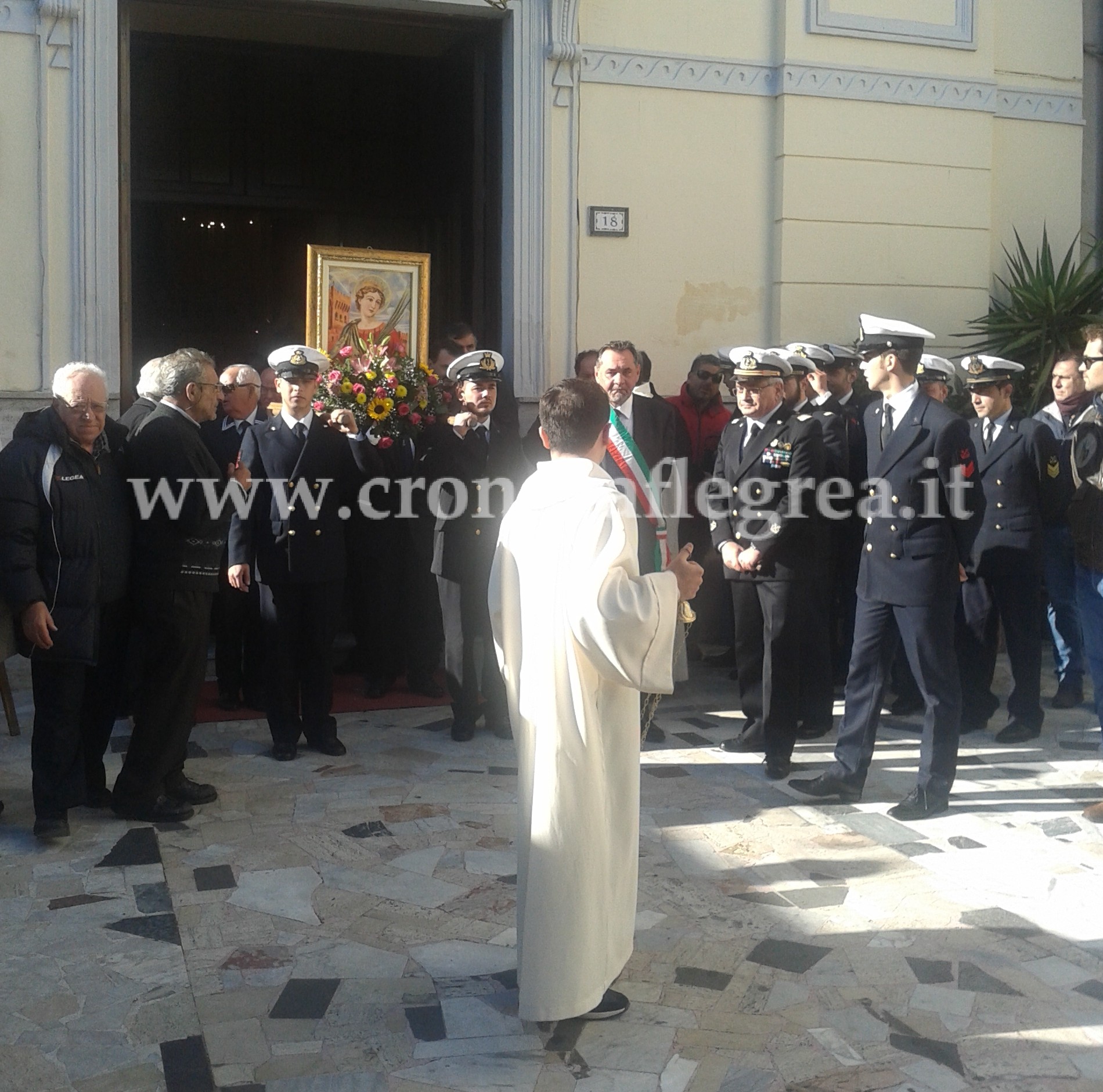 BACOLI/ Anche a Baia la Marina Militare festeggia Santa Barbara – LE FOTO