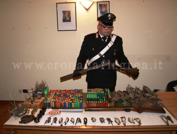Armi, munizioni e trappole sequestrati dai Carabinieri a Ischia