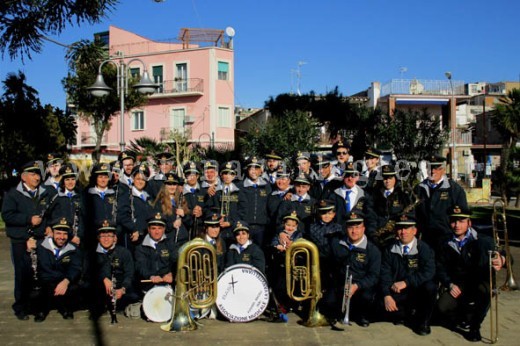 La banda musicale "La Vanvitelliana" a Bacoli