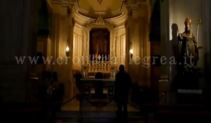 POZZUOLI/ San Valentino “riposa” nella Chiesa di Santa Maria delle Grazie – IL VIDEO