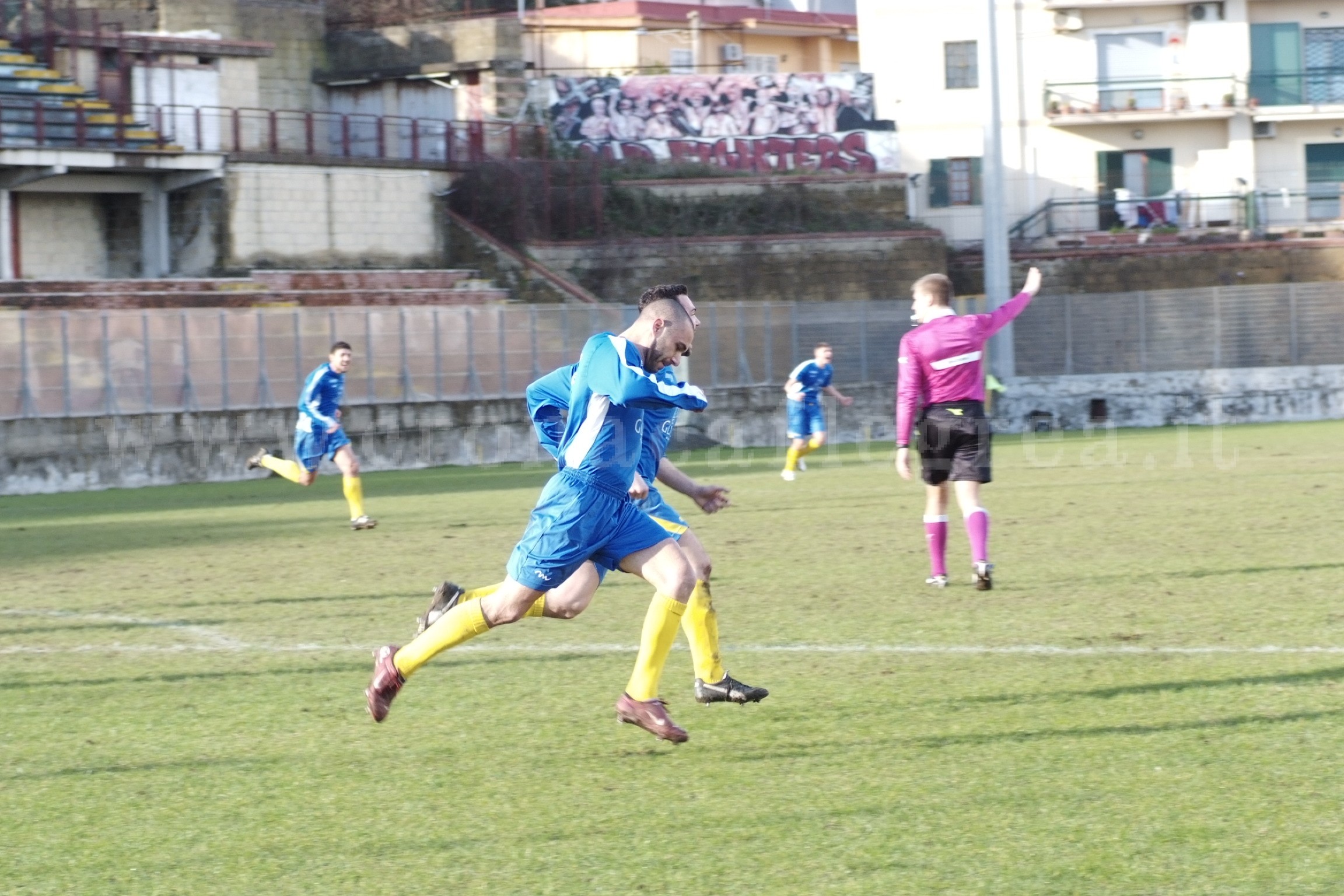 CALCIO/ Il Rione Terra a Villa Literno per la vittoria