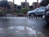 POZZUOLI/ Piove e i tombini diventano fontanelle