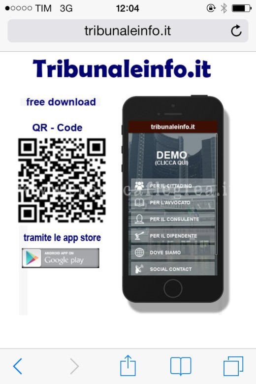 L'App lanciata dal comitato