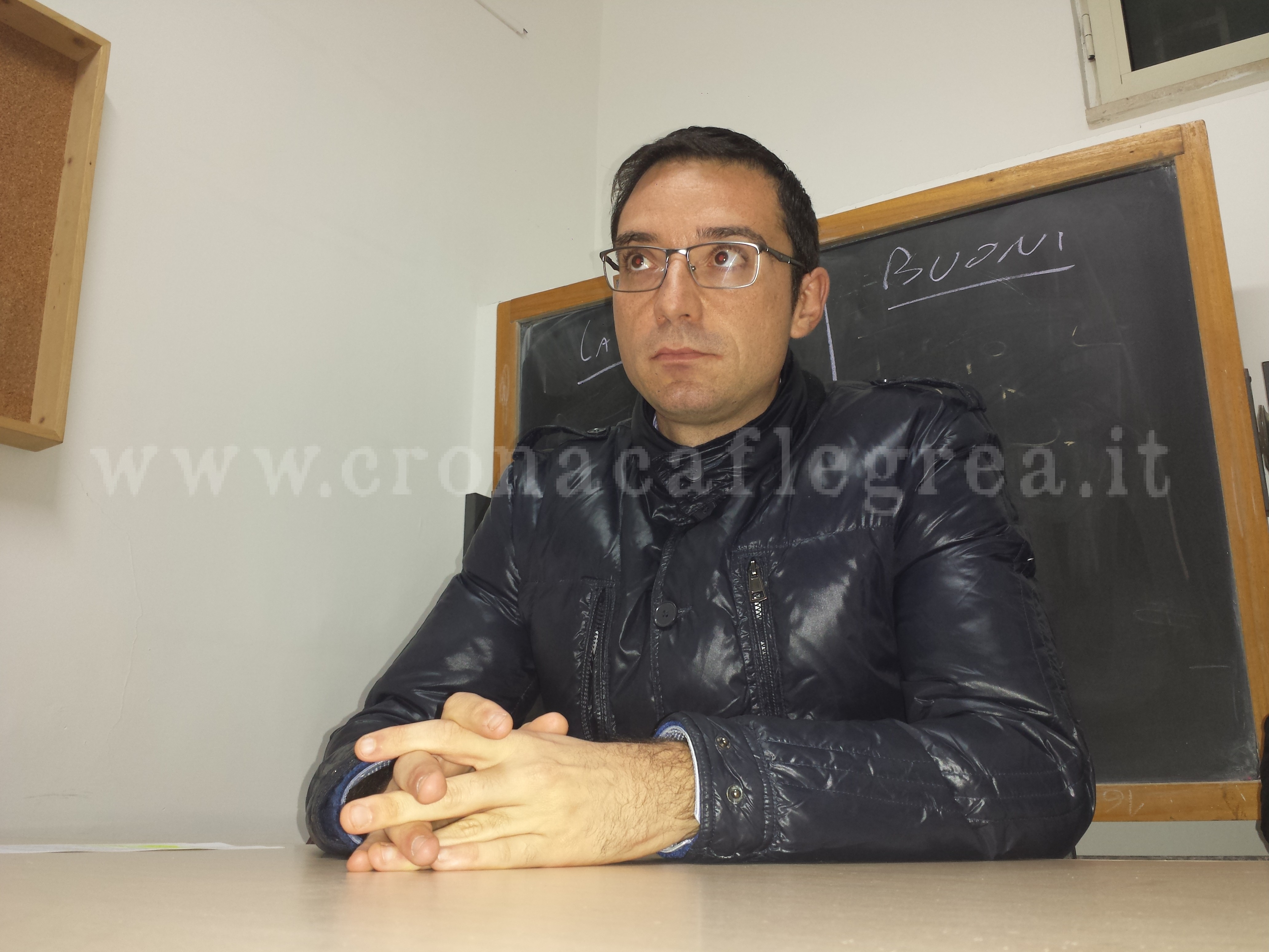 Il candidato sindaco dell'allenza civica, Francesco Dinacci