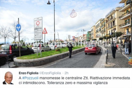 La ZTL di Via Napoli e il "tweet" del Sindaco