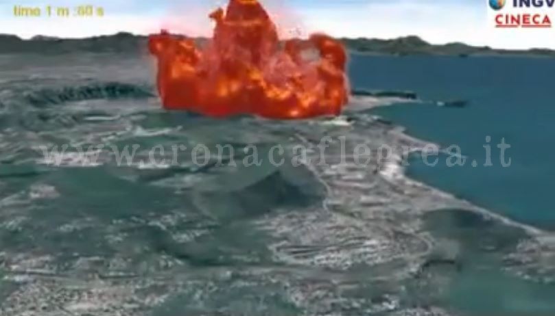 In un video l’eruzione dei Campi Flegrei: una vera catastrofe – GUARDA