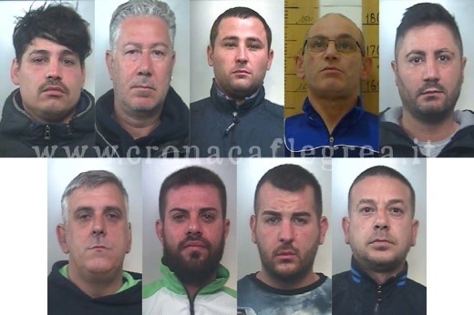 I 9 arrestati