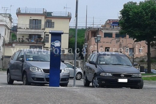 Il nuovo parchimetro il Piazza del Ricordp