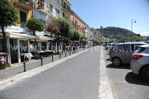 Corso Umberto con i varchi chiusi