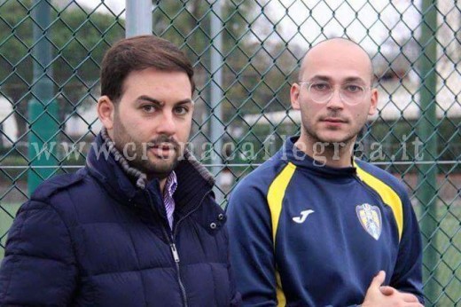 Il presidente Pastore con il confermatissimo mister D'Alicandro