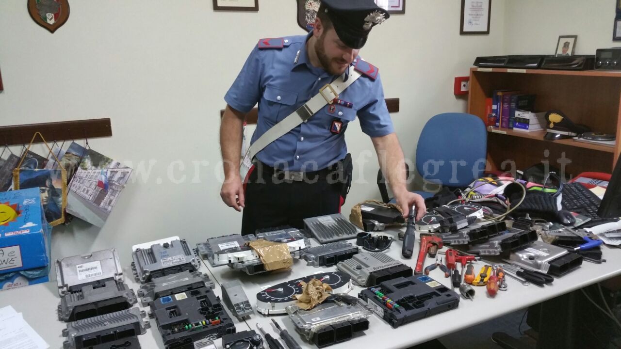 Occultavano un kit per scassinare automobili dietro il fanalino, due arresti