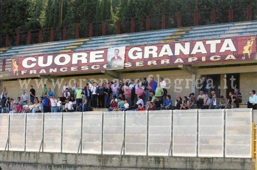 I tifosi del Club Cuore Granata allo stadio "Conte"