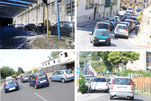 POZZUOLI/ Mattinata infernale: traffico e caos a Lucrino e Arco Felice – LE FOTO