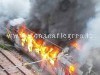 Treno della Cumana in fiamme: passeggeri messi in salvo dal personale di bordo