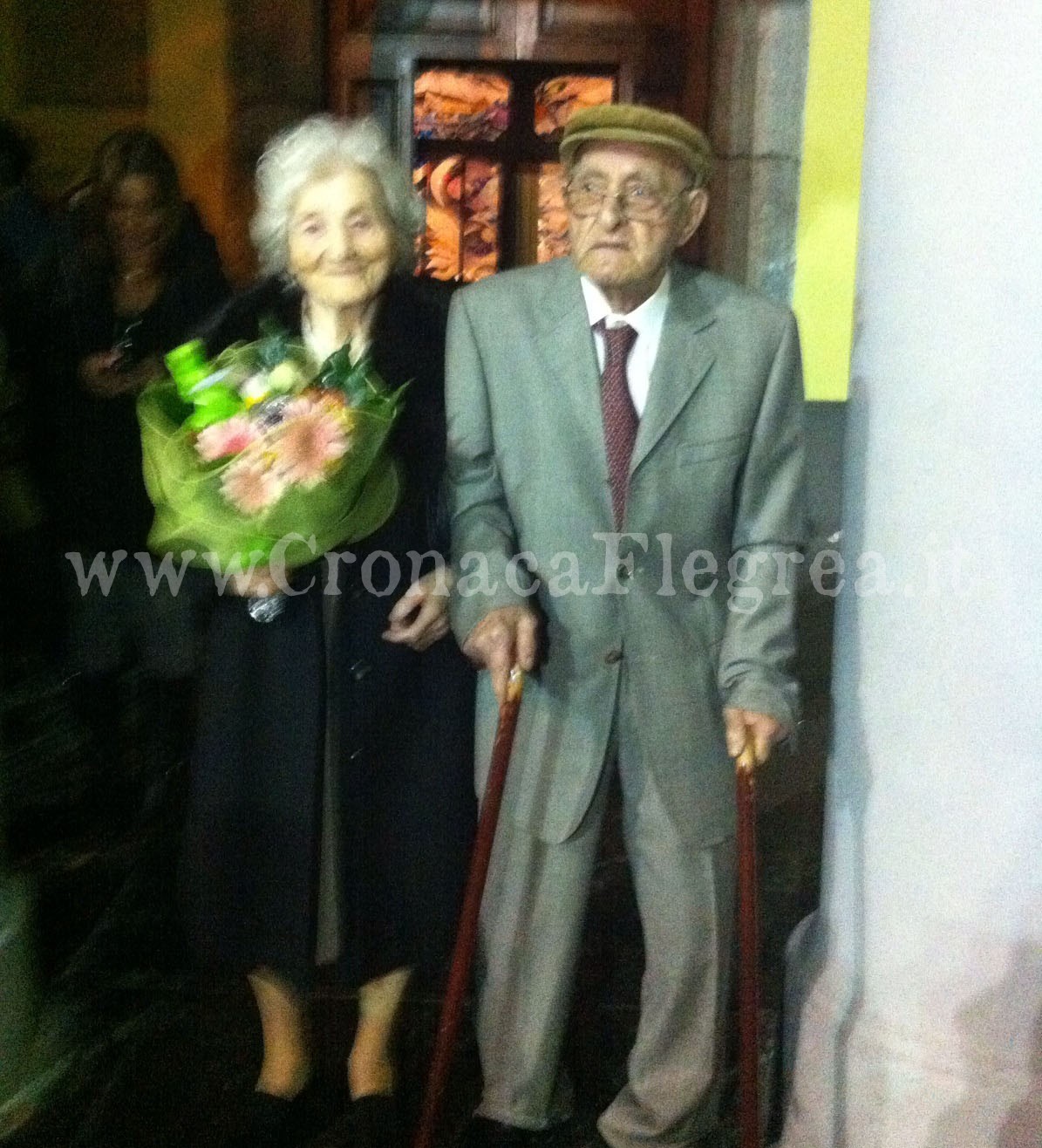 POZZUOLI/ Coppia record festeggia 70 anni di matrimonio – LE FOTO