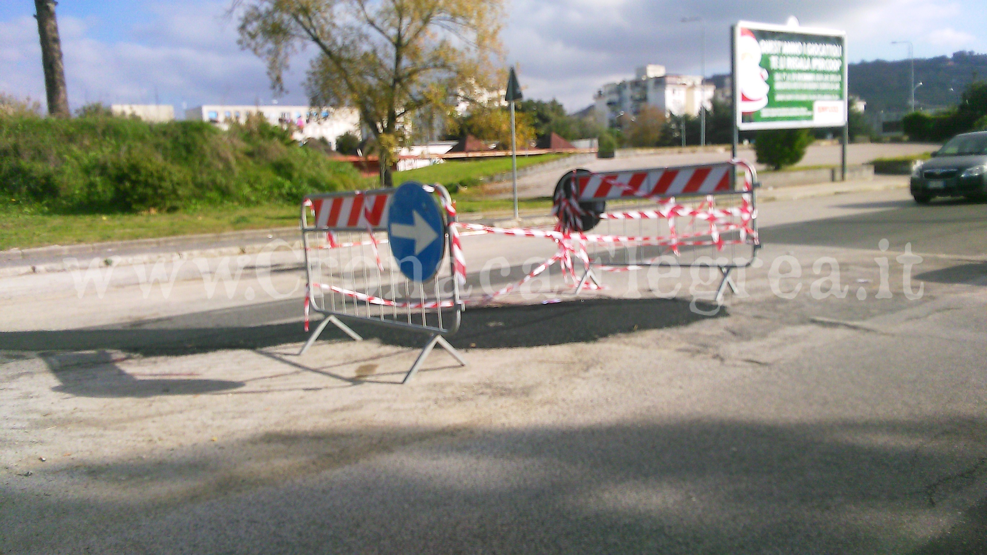 POZZUOLI/ Cronaca Flegrea denuncia e il comune ci mette una “toppa”