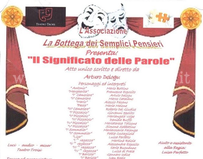 AREA FLEGREA/ “La bottega dei semplici pensieri” in scena al teatro Totò