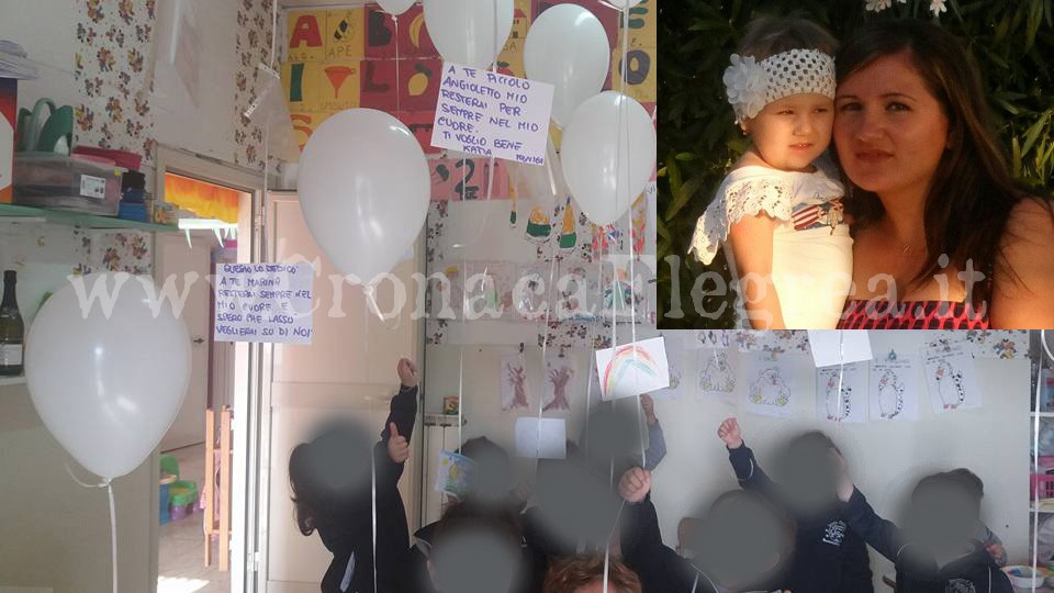 POZZUOLI/ Uccisa dal papà, gli amichetti di scuola ricordano Katia: “Ciao angelo nostro” – LE FOTO