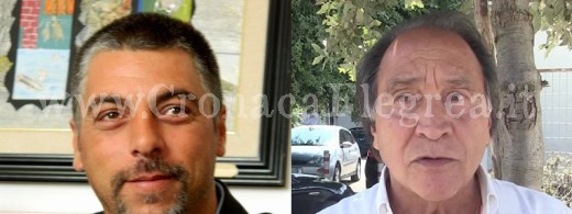 Da destra il vicesindaco Andrea Perotti e l'ex assessore Umberto Masullo