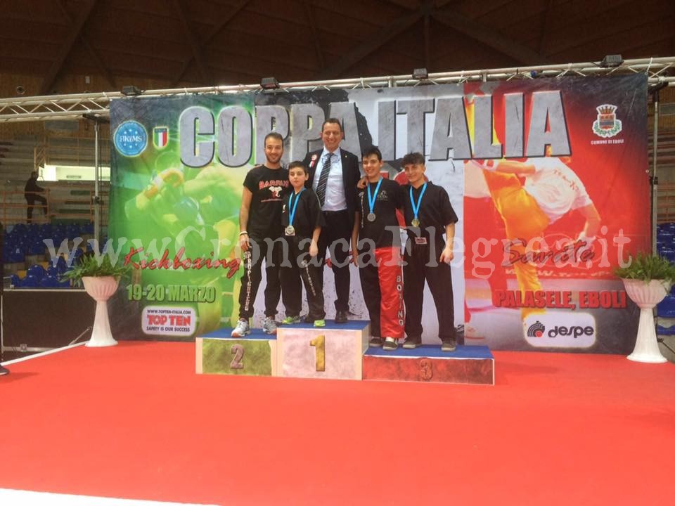 Kickboxing/ Coppa Italia, incetta di medaglie per gli atleti della Popeye Club