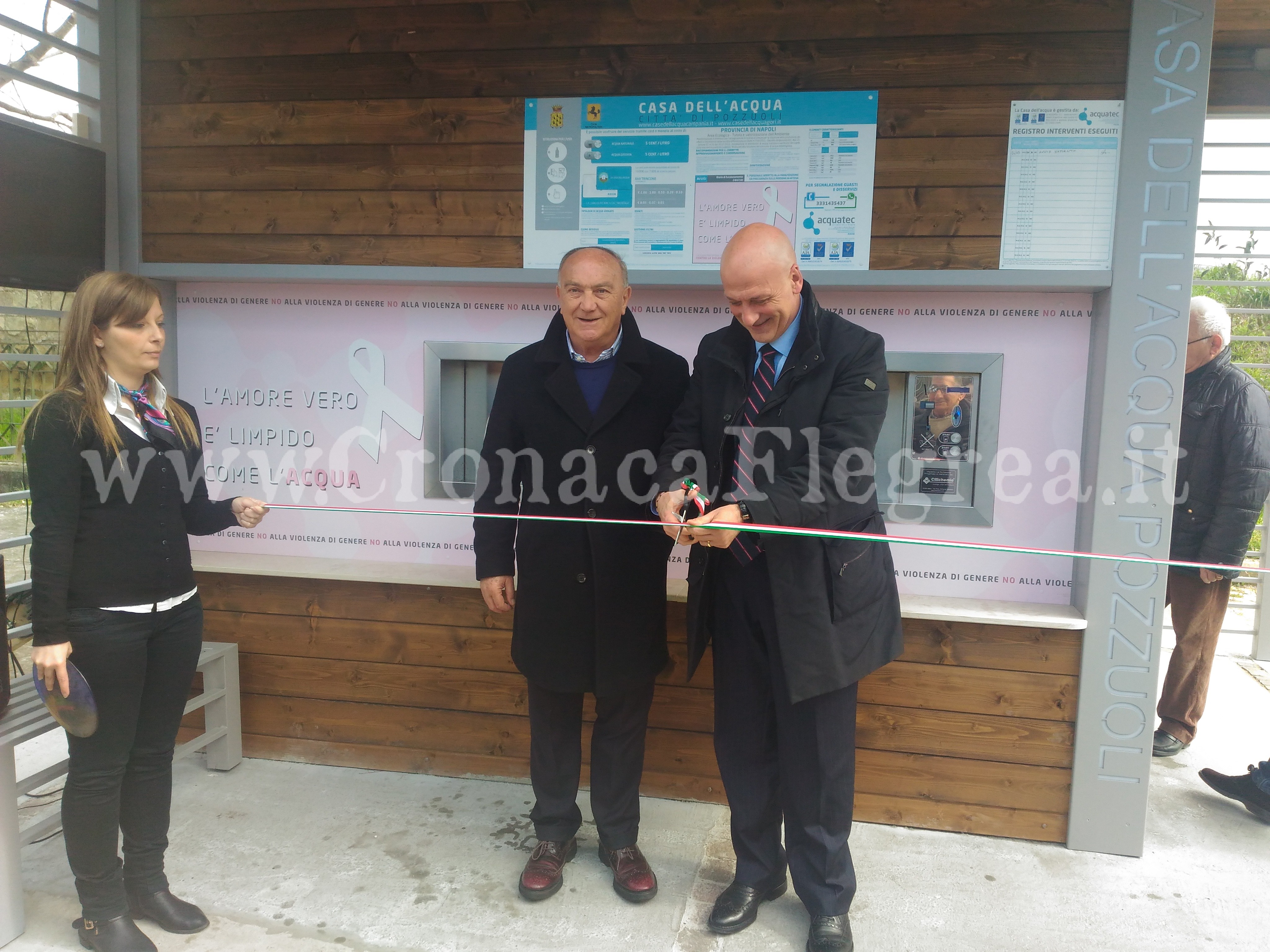 POZZUOLI/ Inaugurata la seconda “Casa dell’acqua” – LE FOTO